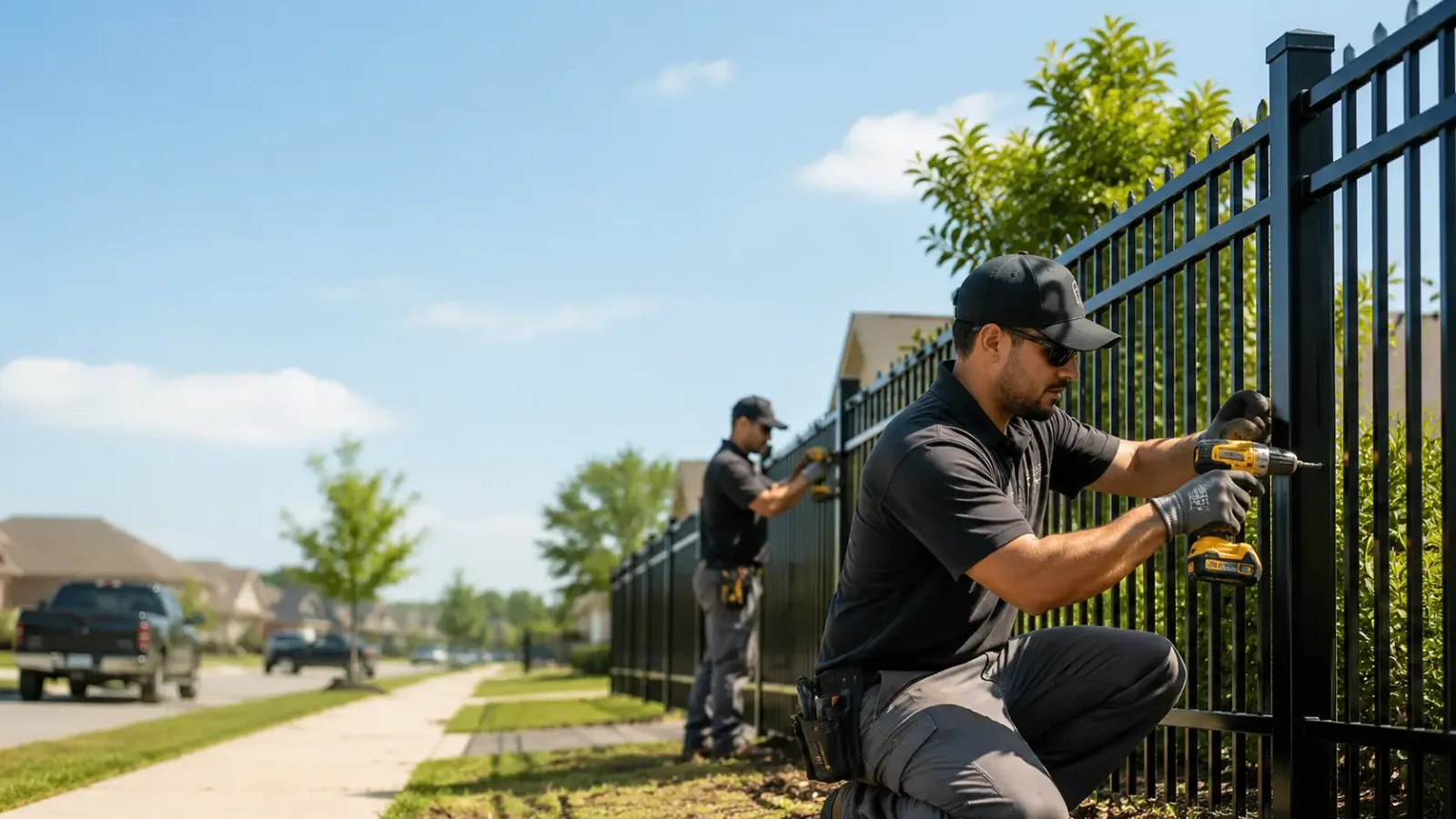 Metal Fence Installation in Athens, LA